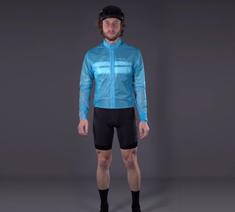 Kurtka rowerowa męska Endura FS260-Pro Adrenaline Race II hi-viz blue 10