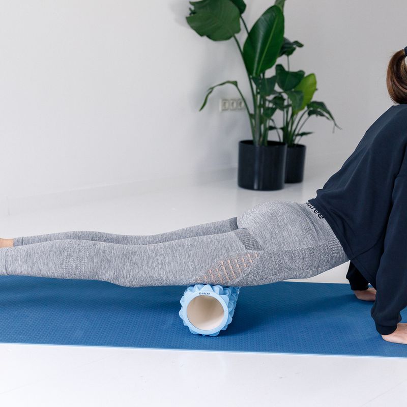 Roller do masażu XTREXO z wypustkami niebieski 7