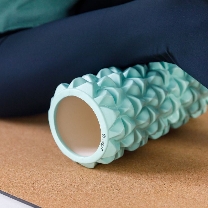 Roller do masażu XTREXO z wypustkami czarny 3