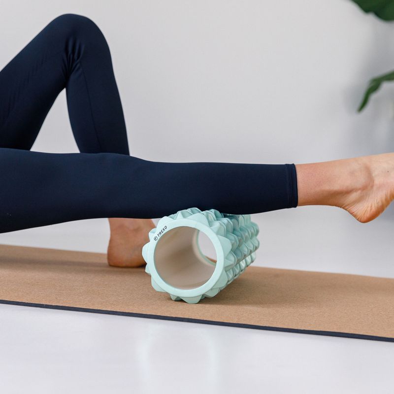 Roller do masażu XTREXO z wypustkami zielony 6