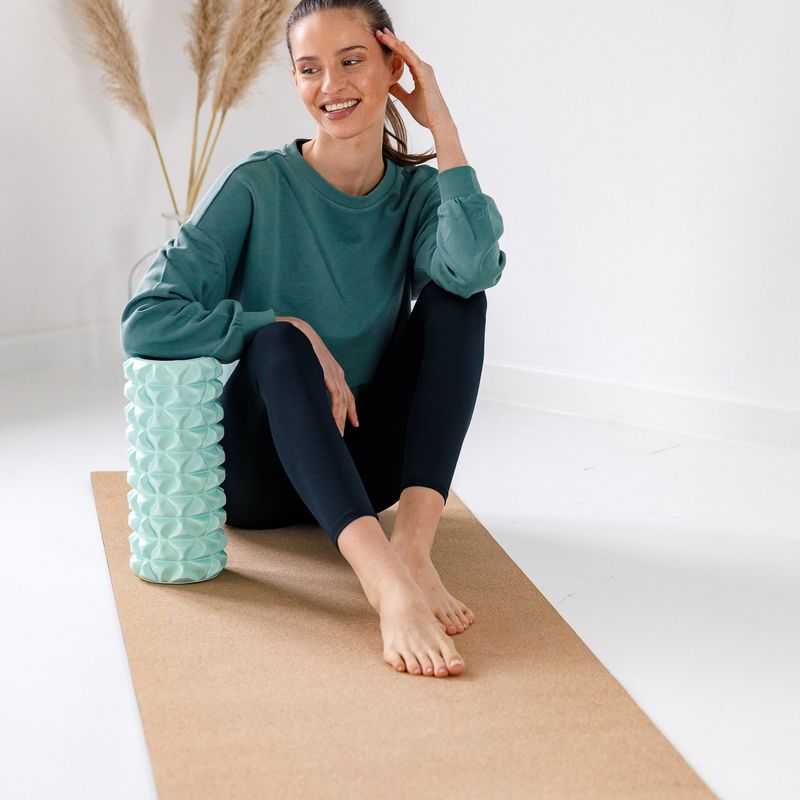 Roller do masażu XTREXO z wypustkami zielony 7