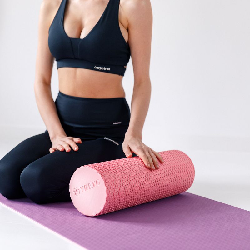 Wałek do masażu XTREXO EVA MR-EV03C różowy 15