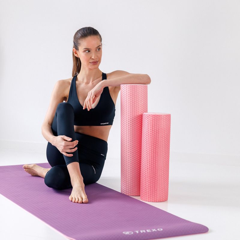 Wałek do masażu XTREXO EVA MR-EV03C różowy 16