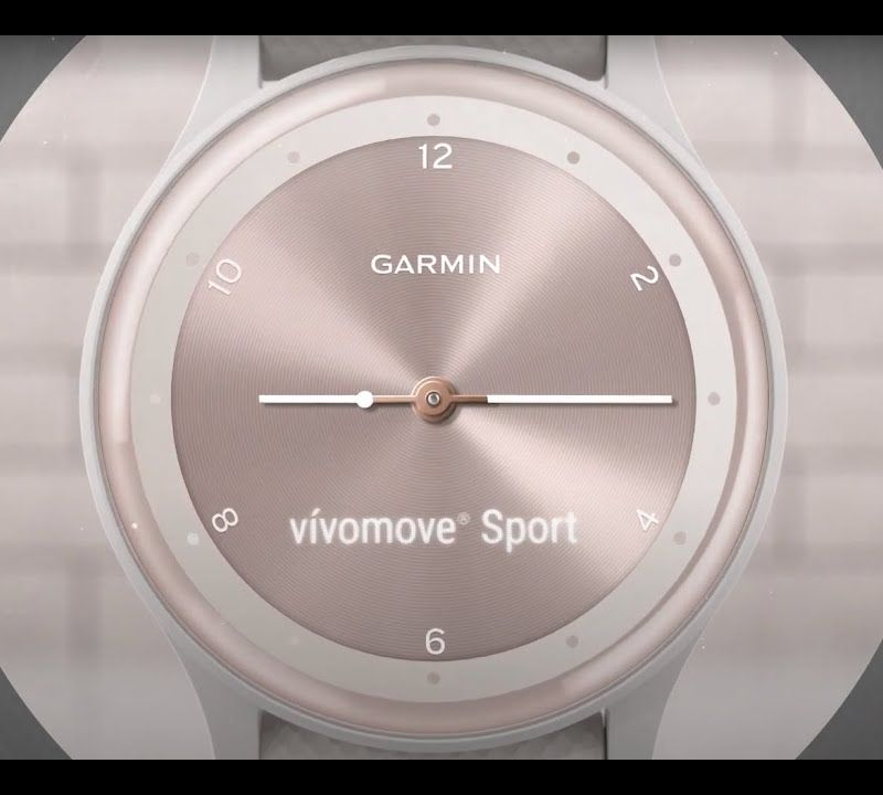 Zegarek Garmin Vivomove Sport czarny 010-02566-00 8