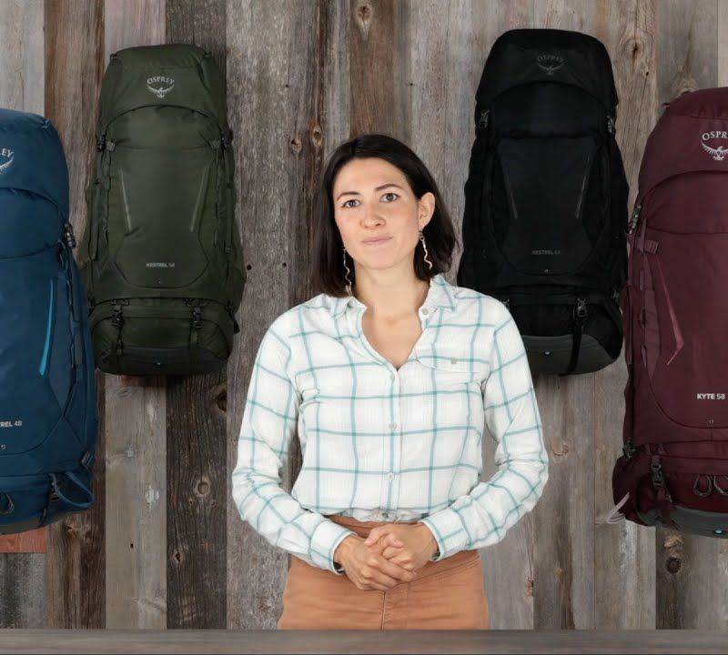 Plecak trekkingowy męski Osprey Kestrel 68 l black 9