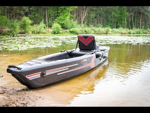 Kajak/SUP hybryda 1-osobowy Pure4Fun Tri Purpose 305 cm black/red/white 6