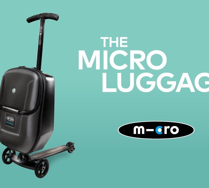 Hulajnoga trójkołowa z walizką Micro Lugagge 3.0 black 9