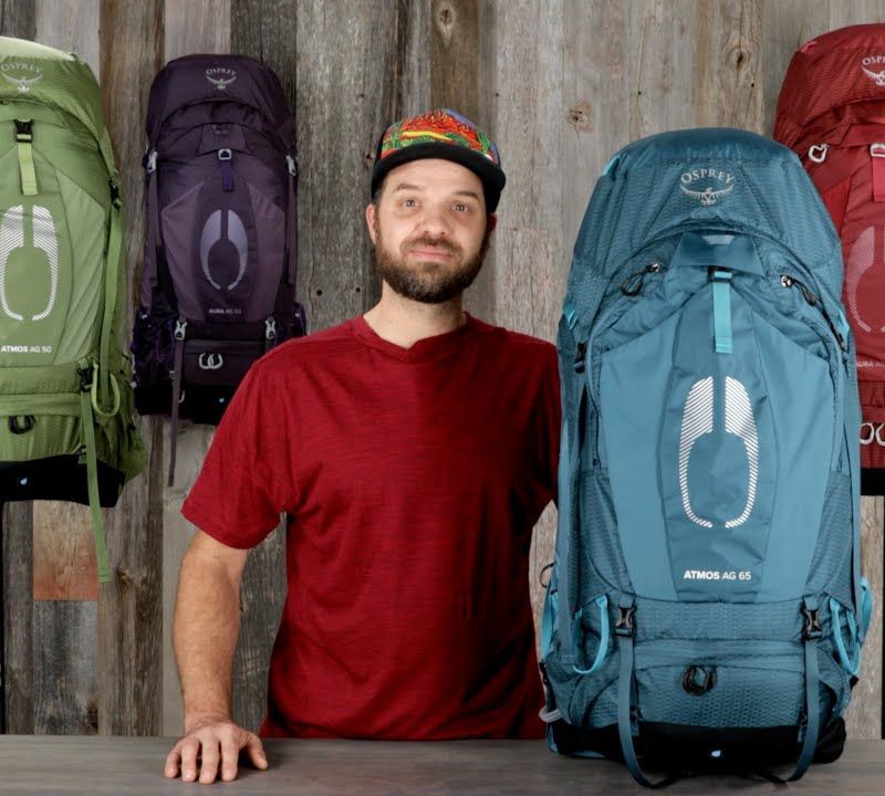 Plecak trekkingowy męski Osprey Atmos AG 65 l venturi blue 10