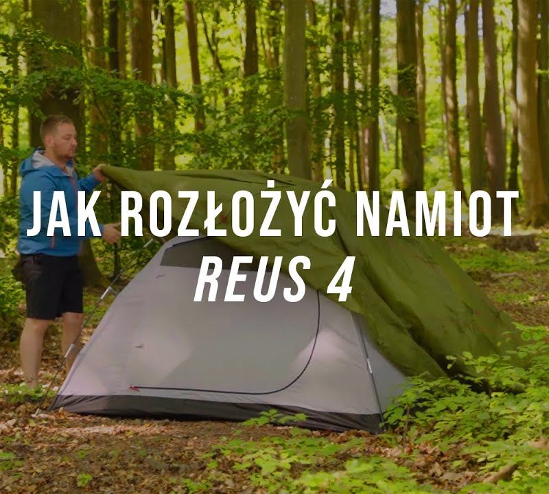 Namiot turystyczny 4-osobowy Alpinus Reus 4 zielony 13