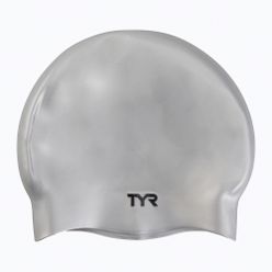 Czepek pływacki TYR Wrinkle-Free Silicone Cap szary LCS