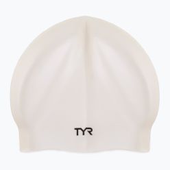 Czepek pływacki TYR Wrinkle-Free Silicone Cap biały LCS