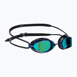 Okulary do pływania TYR Tracer-X Racing Mirrored blue/black LGTRXM_422