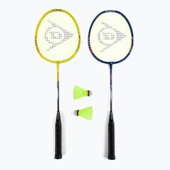 Zestaw do badmintona Dunlop Nitro-Star SSX 1.0 niebiesko-żółty 13015319