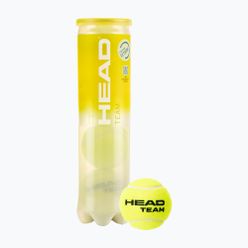 Piłki tenisowe HEAD Team 4 szt. żółte 575704