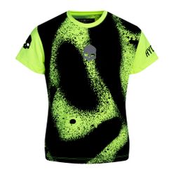 Koszulka tenisowa dziecięca HYDROGEN Spray Tech żółta TK0502724