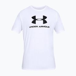 T-shirt treningowy męski Under Armour Sportstyle Logo SS biały 1329590