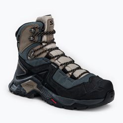 Buty trekkingowe damskie Salomon Quest Element GTX czarno-niebieskie L41457400