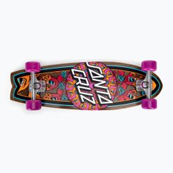Deskorolka cruiser Santa Cruz Cruzer Mandala Hand Shark 8.8 brązowa 124573