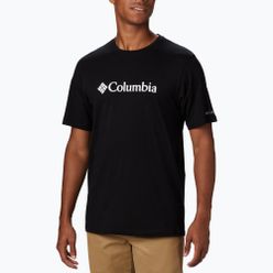 Koszulka trekkingowa męska Columbia CSC Basic Logo czarna 1680053010