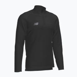 Bluza piłkarska męska New Balance Training 1/4 Zip Knitted czarna NBEMT9035