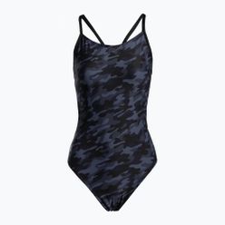 Strój kąpielowy jednoczęściowy damski TYR Midnight Camo Cutoutfit granatowy CMCM_401_28