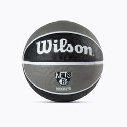 Piłka do koszykówki Wilson NBA Team Tribute Brooklyn Nets czarna WTB1300XBBRO rozmiar 7