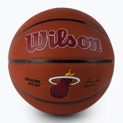 Piłka do koszykówki Wilson NBA Team Alliance Miami Heat WTB3100XBMIA rozmiar 7