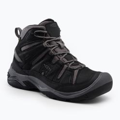 Buty trekkingowe męskie KEEN Circadia Mid Wp czarno-szare 1026768