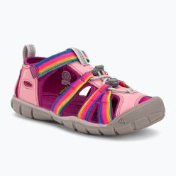 Sandały trekkingowe dziecięce Keen Seacamp II CNX różowo-kolorowe 1027421