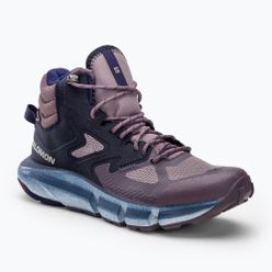 Buty turystyczne damskie Salomon Predict Hike Mid GTX fioletowe L41737000