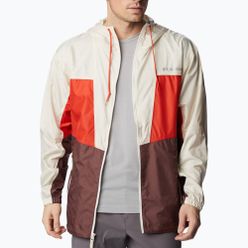 Kurtka przeciwwiatrowa męska Columbia Trail Traveler light raisin/spicy/chalk 2036873640