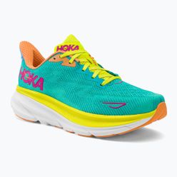 Buty do biegania męskie HOKA Clifton 9 zielone 1127895-CEPR