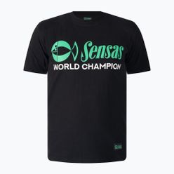 T-shirt wędkarski Sensas World Champion czarny 68003