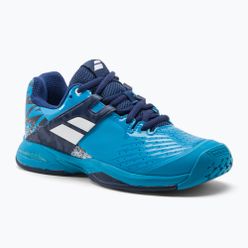 Buty do tenisa dziecięce Babolat Propulse AC Jr niebieskie 32S21478