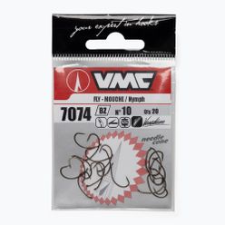 Haki spinningowe VMC Special Nymph 20 szt. brązowe 7074BZ