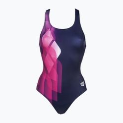 Strój pływacki jednoczęściowy damski arena Swim Pro Back L granatowo-różowy 002842/700