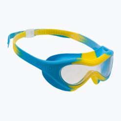 Maska do pływania dziecięca arena Spider Mask clear/yellow/lightblue