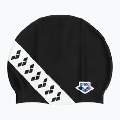 Czepek pływacki arena Icons Team Stripe black/white