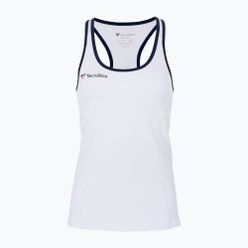 Koszulka tenisowa damska Tecnifibre Tank biała 22LAF3 F3