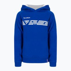 Bluza tenisowa dziecięca Tecnifibre Fleece Hoodie niebieska 21LAHORO0B