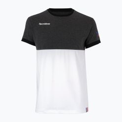 Koszulka tenisowa męska Tecnifibre F1 Stretch czarno-biała 22F1ST
