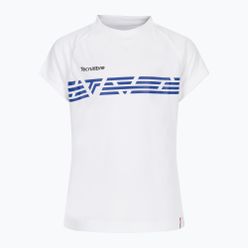 Koszulka tenisowa dziecięca Tecnifibre F2 Airmesh biała 22LAF2RO0B