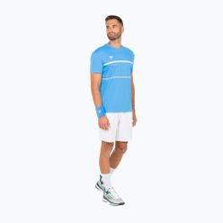 Koszulka tenisowa męska Tecnifibre Team Tech Tee niebieska 22TETEAZ35