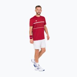 Koszulka tenisowa męska Tecnifibre Team Tech Tee czerwona 22TETECR33