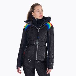 Kurtka narciarska damska Rossignol Rainbow czarna RLJWJ28
