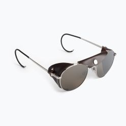 Okulary przeciwsłoneczne damskie ROXY Blizzard shiny silver/brown leather