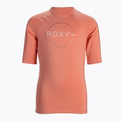 Koszulka do pływania dziecięca Roxy Beach Class pomarańczowa ERGWR03284-MGE0