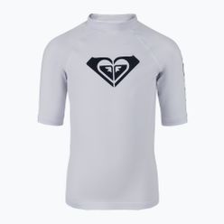 Koszulka do pływania dziecięca Roxy Wholehearted biała ERGWR03283-WBB0