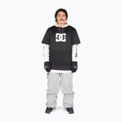 Bluza snowboardowa DC Dryden biało-czarna ADYFT03344-SGB0