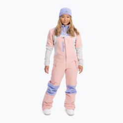 Spodnie snowboardowe damskie ROXY Chloe Kim Bib różowe ERJTP03197